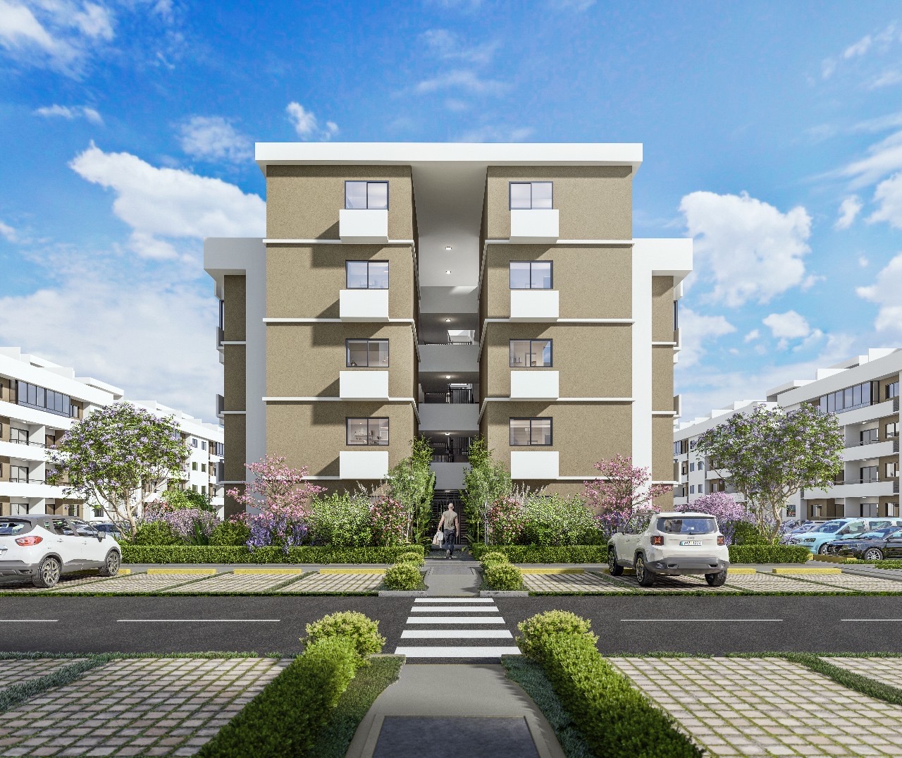 apartamentos - venta de apartamentos en la avenida ecológica Santo Domingo este  6