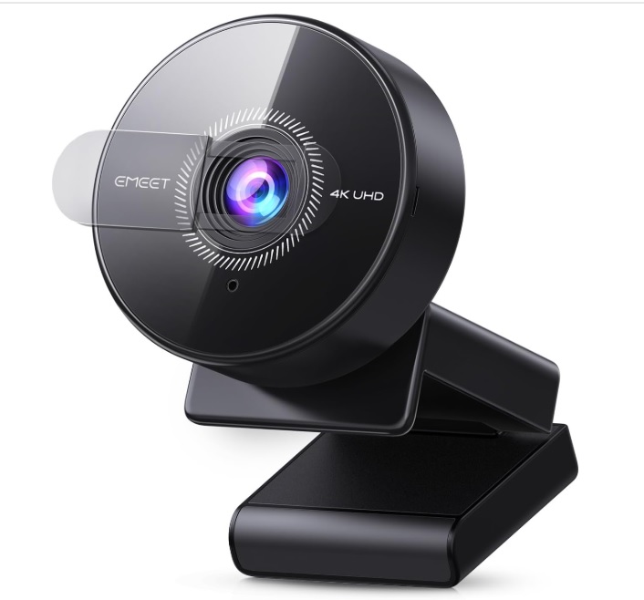 camaras y audio - Cámara web Emeet 4K para PC
