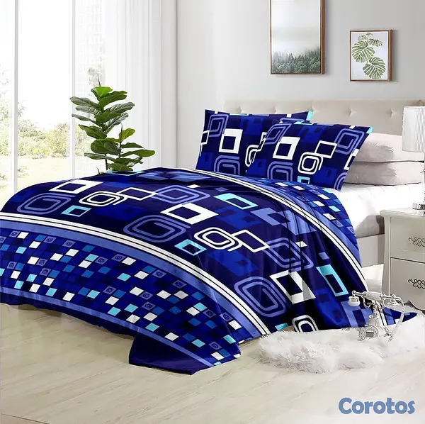 muebles y colchones - juego de frisas suave 3 piezas para cama de 60  13