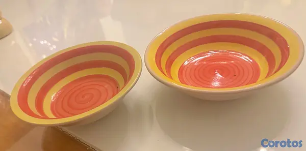 cocina - juego de 8 platos + dos bowls  4
