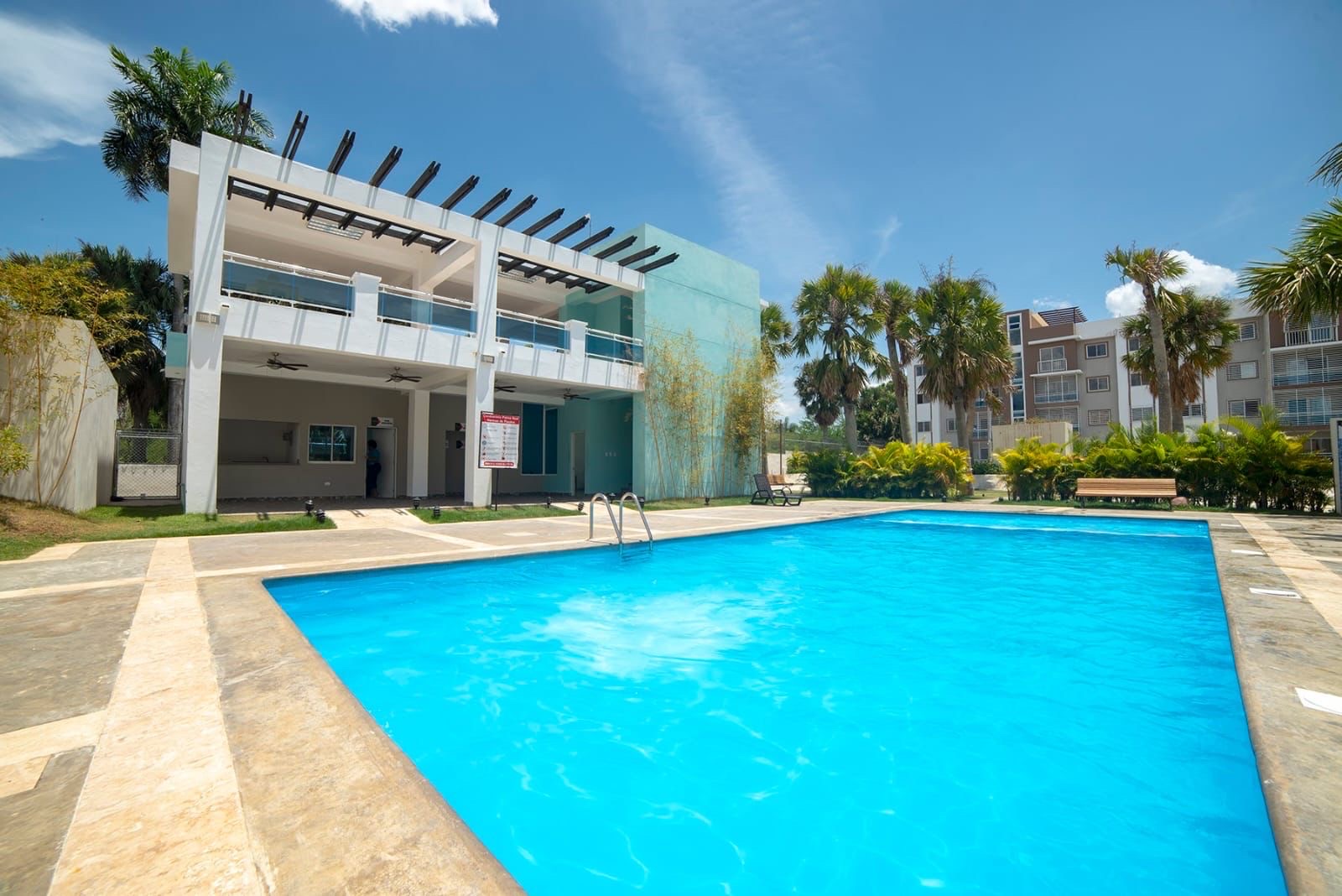 apartamentos - vendo en palma real 3 nivel amueblado  9