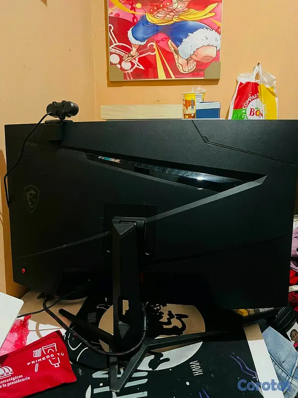 computadoras y laptops - Monitor Msi 27 pulgadas, curvo, gamer  2