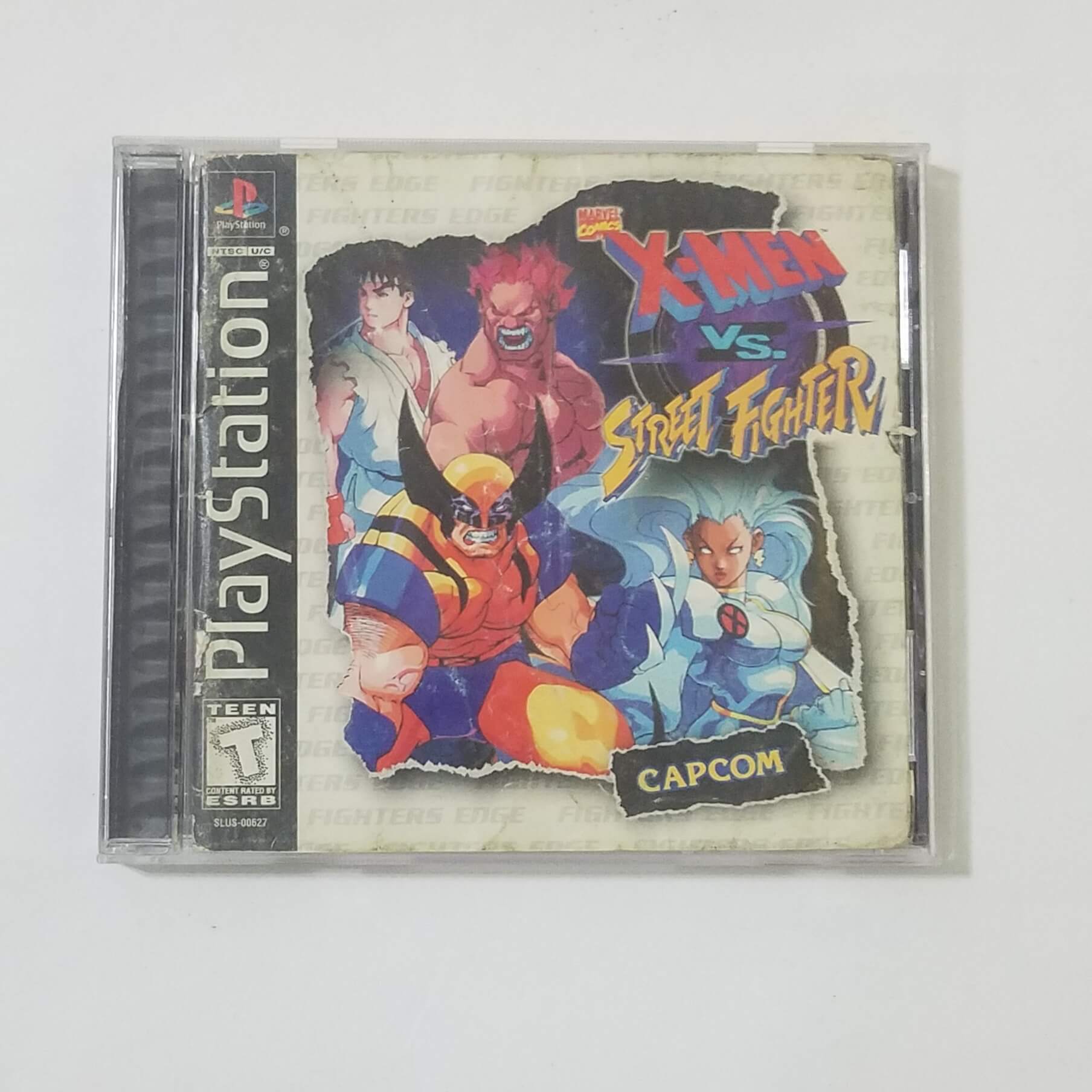 consolas y videojuegos - X-Men vs. Street Fighter de PlayStation 1 (PS1)  0