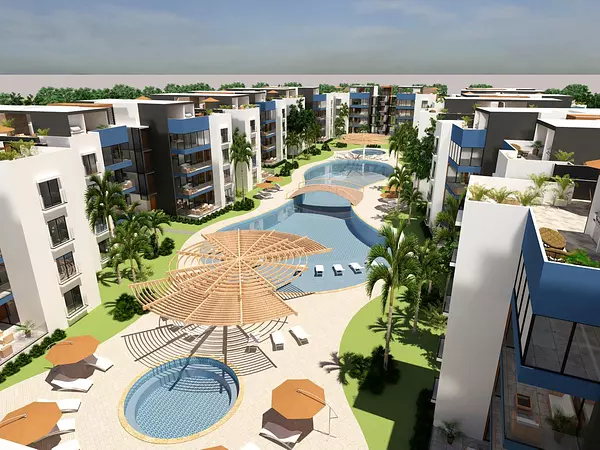 apartamentos - PROYECTO DE APARTAMENTO EN PUNTA CANA. 2