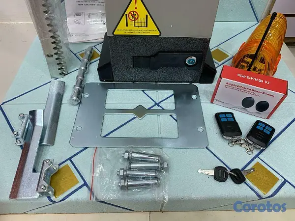 herramientas, jardines y exterior - motor para puerton eletrico con todos su acesorios 3