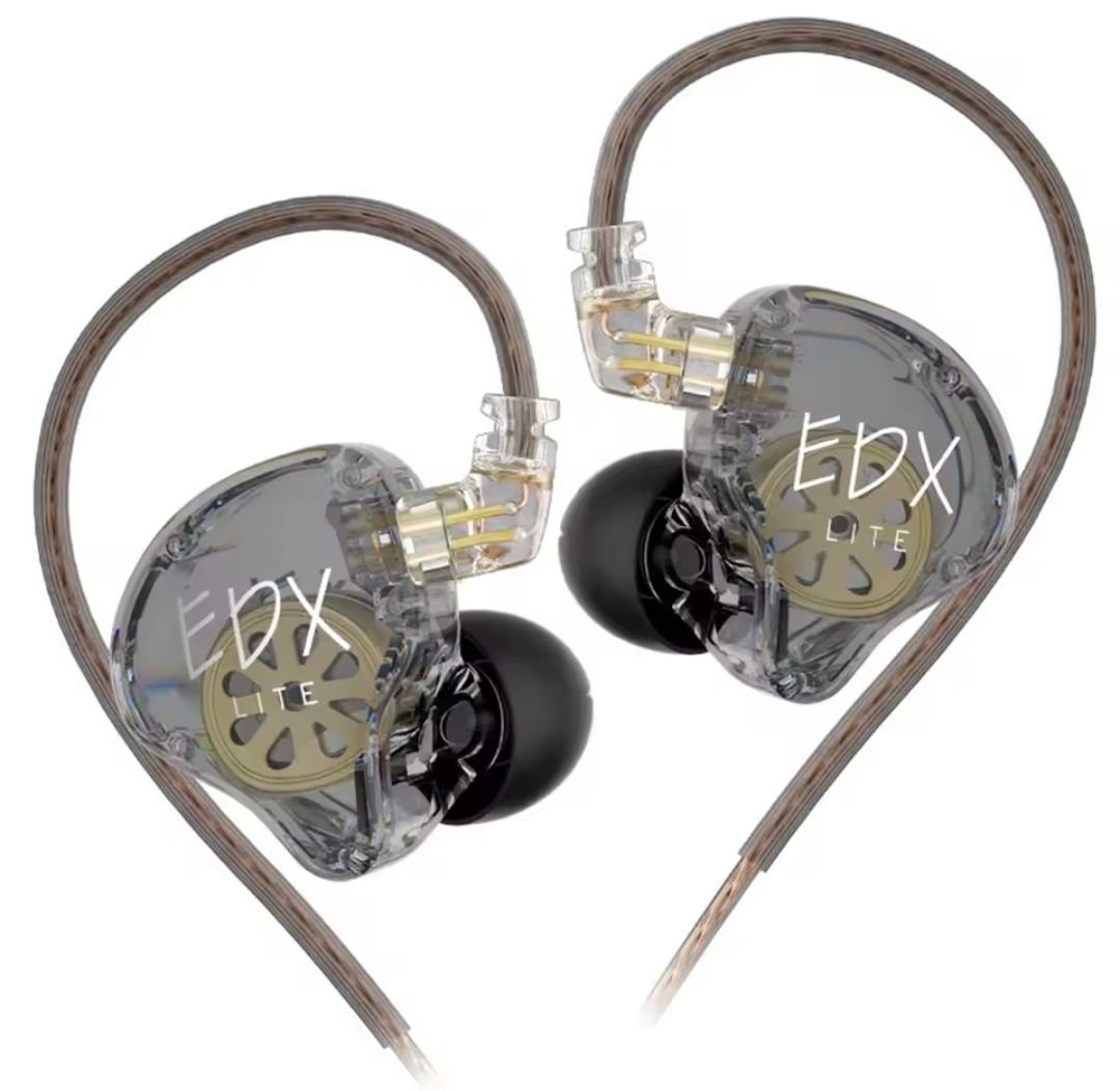 camaras y audio - KZ EDX Lite in-ear monitor para músicos y gamers 7