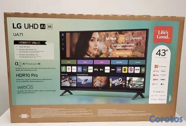 tv - TV SMART TV LG 43 4K