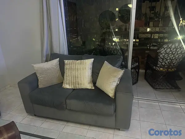 muebles y colchones - juego de muebles de 3 y 2 plazas 2