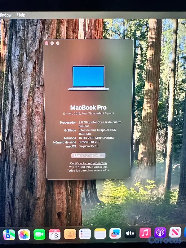 computadoras y laptops - MacBook Pro 2019 y 2020 6