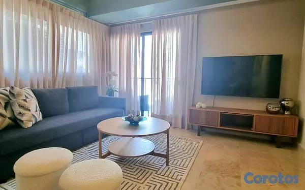 apartamentos - Rento Apartamento Amueblado en Evaristo Morales  3