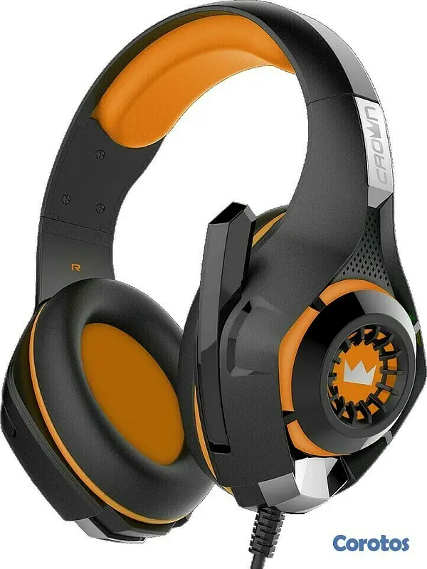 camaras y audio - Audífonos CROWN CMGH-101T Gamer con Micrófono 2