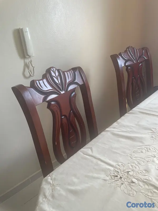 muebles y colchones - Juego Comedor 6 sillas 2