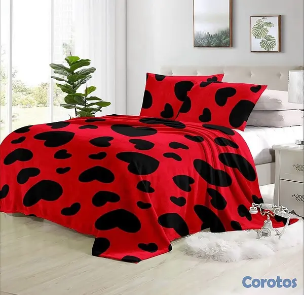 muebles y colchones - juego de frisas suave 3 piezas para cama de 60  14