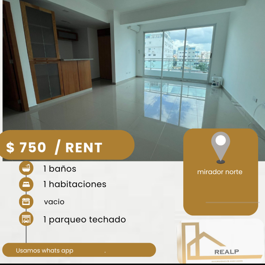 apartamentos - hermoso apartamento en alquiler en mirador norte  0