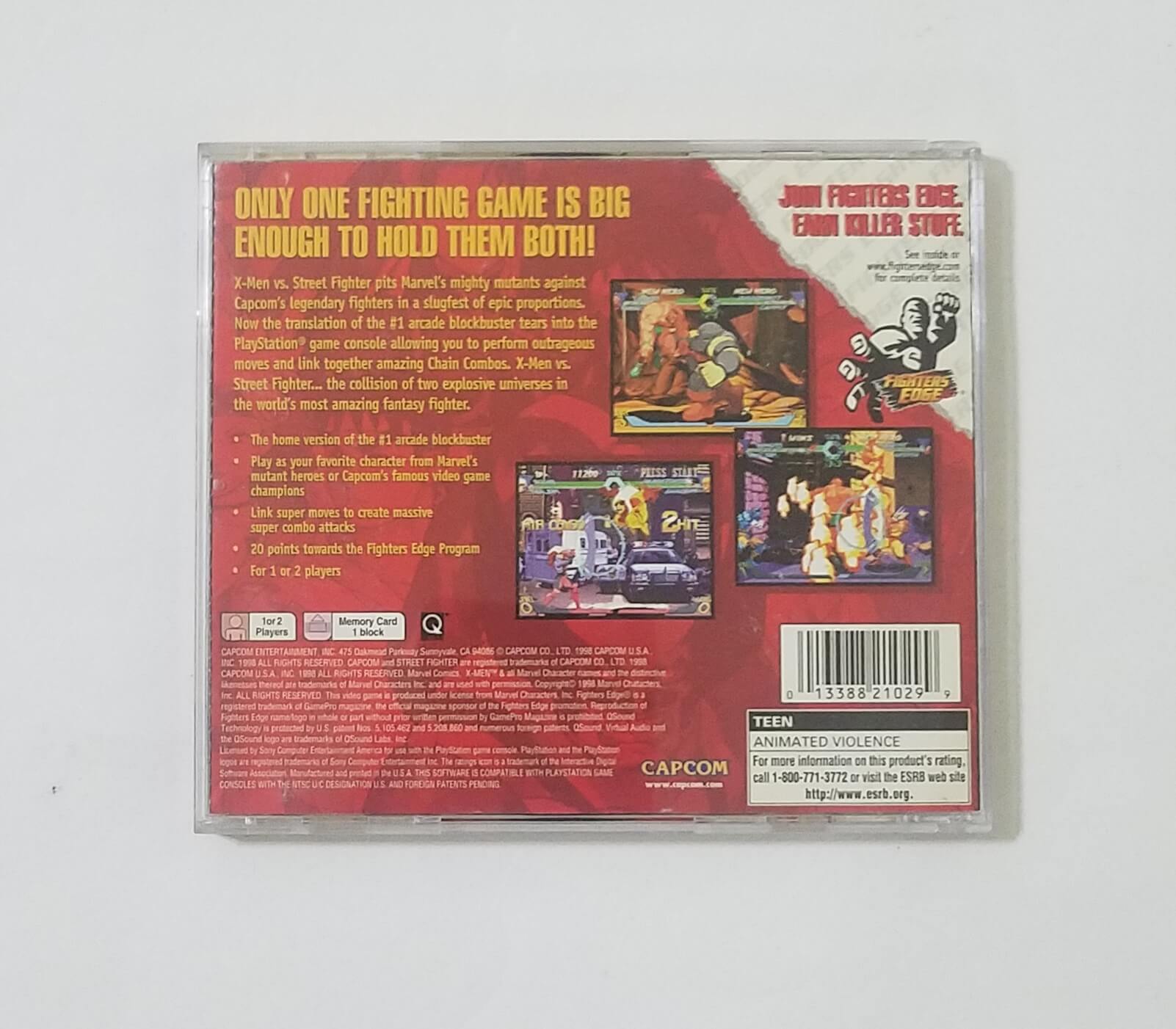 consolas y videojuegos - X-Men vs. Street Fighter de PlayStation 1 (PS1)  1