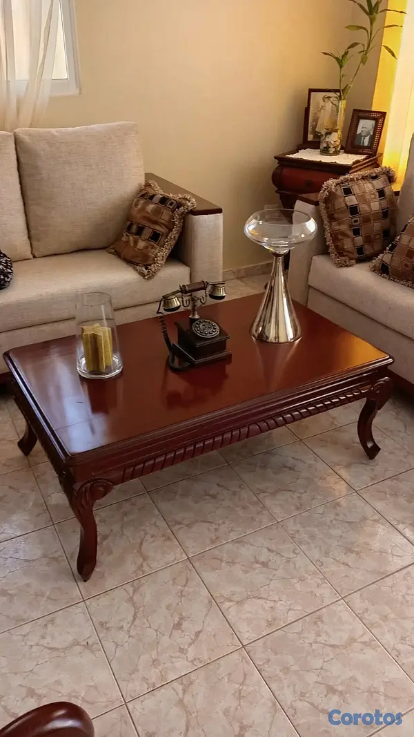 decoración y accesorios - Mesa en caoba 47x28.5 pulg NEGOCIABLE 6