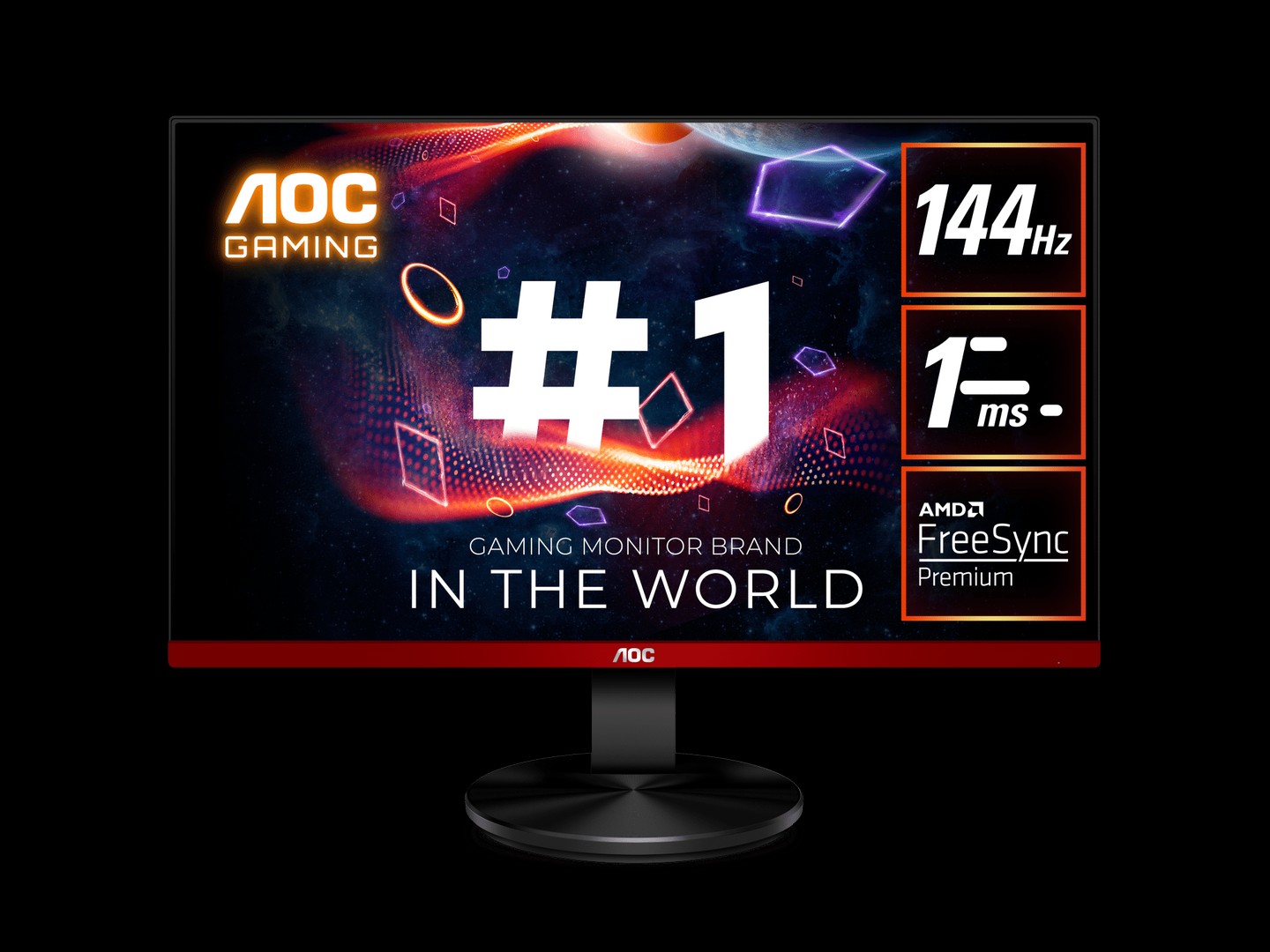 computadoras y laptops - MONITOR AOC 24" VA FULL HD,MODELO NUEVO HDR, FREESYNC 144HZ, 1920 X 1080  0