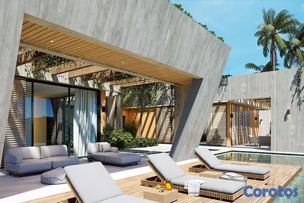 casas vacacionales y villas - Villa en Cap Cana lagunas 15 de 6 habitaciones 7