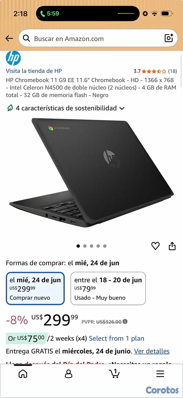 computadoras y laptops - semi nueva en perfectos estado  4
