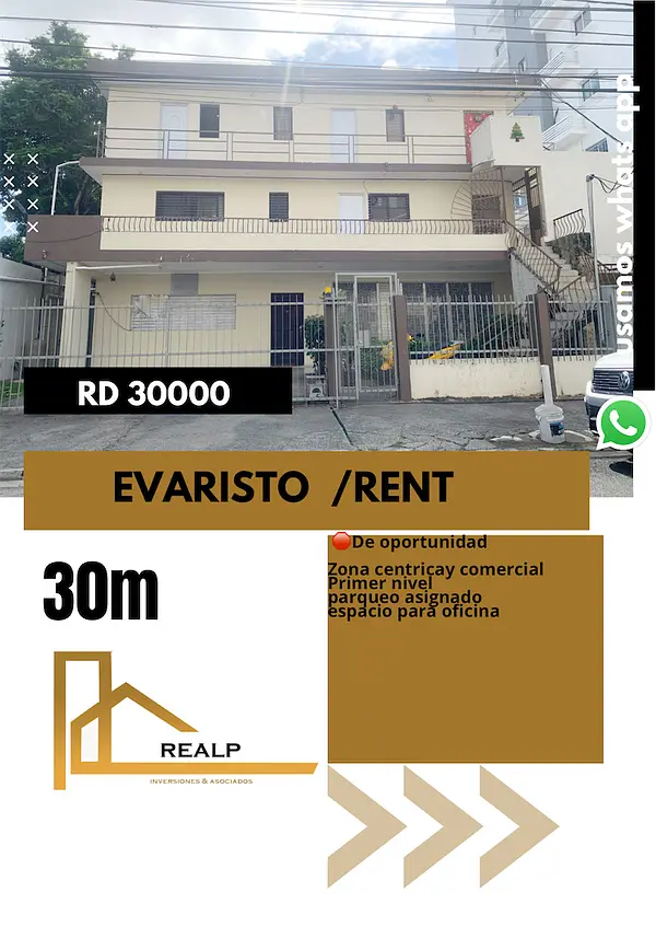 oficinas y locales comerciales - Oficina en evaristo morales  1