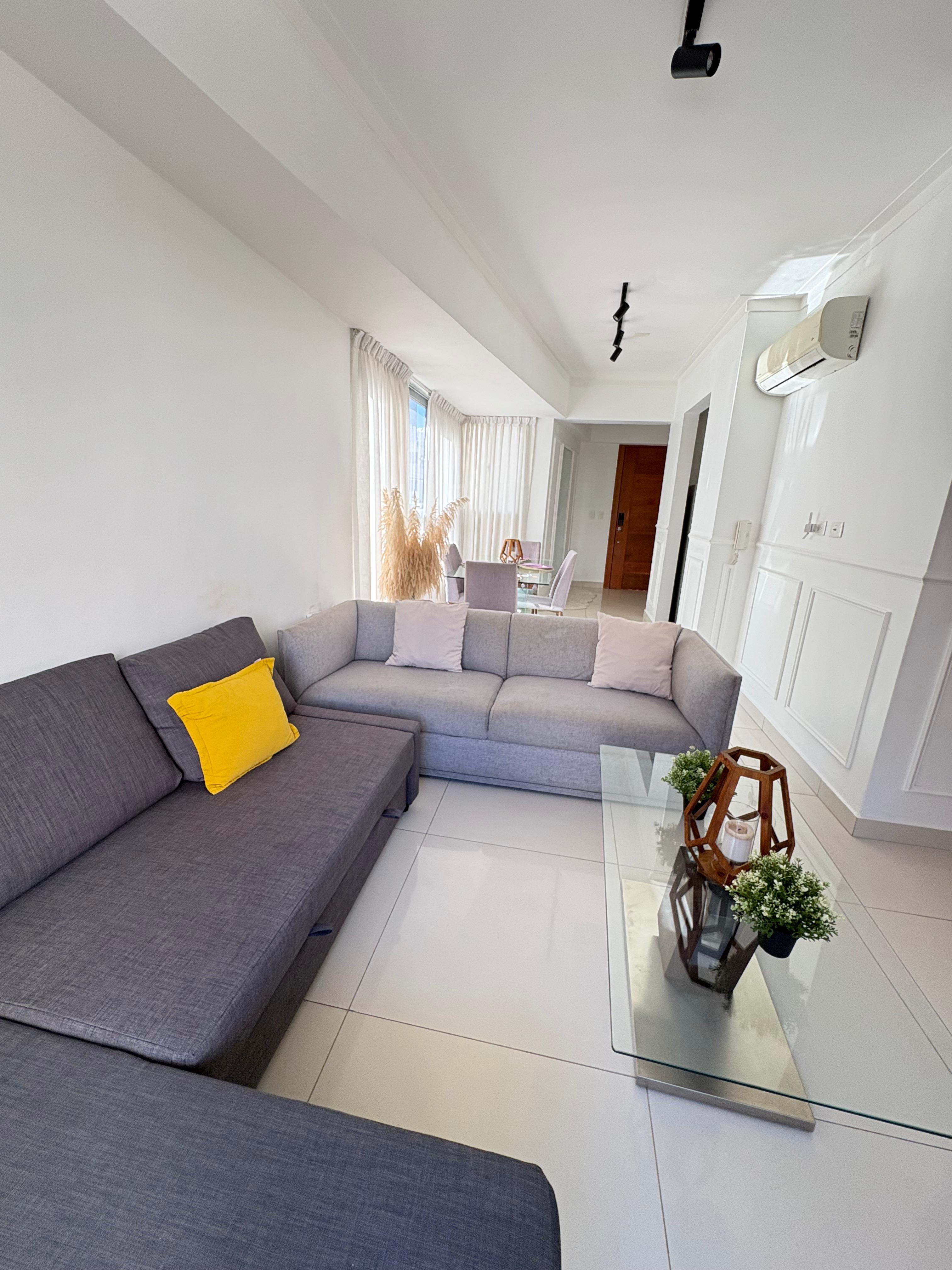 apartamentos - Vendo amueblado ensanche Naco  67 m2 netos precio  2