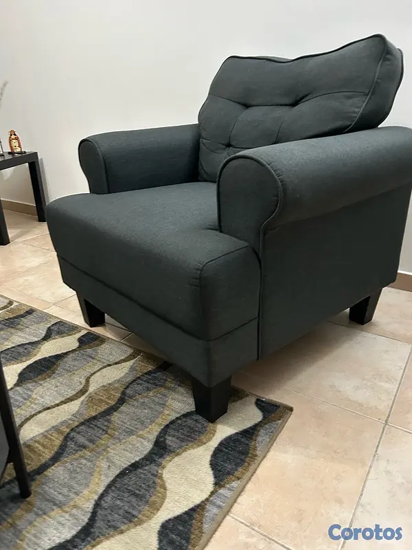 muebles y colchones - sofá individual como nuevo.  2