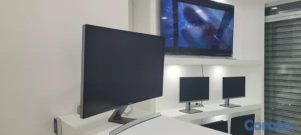computadoras y laptops - Monitor Samsung Pantalla Curva 27 Pulg trae Bocinas hdmi 1