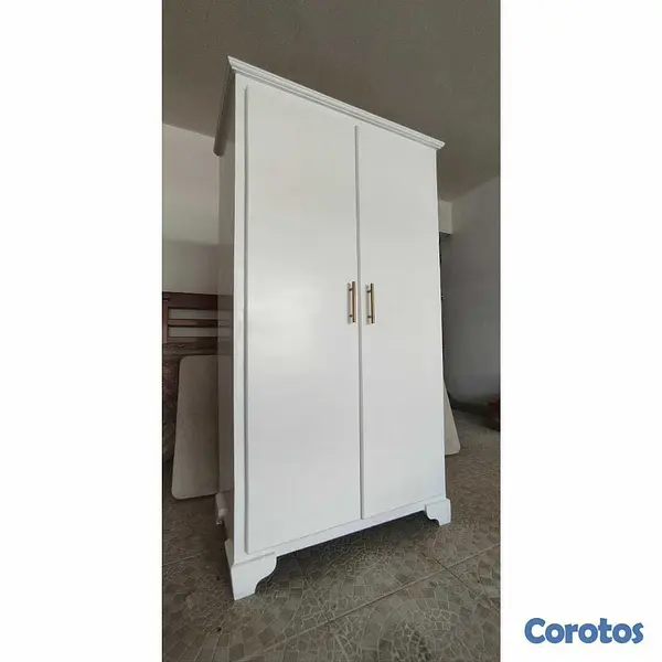 muebles y colchones - Armario blanco para ropa  4