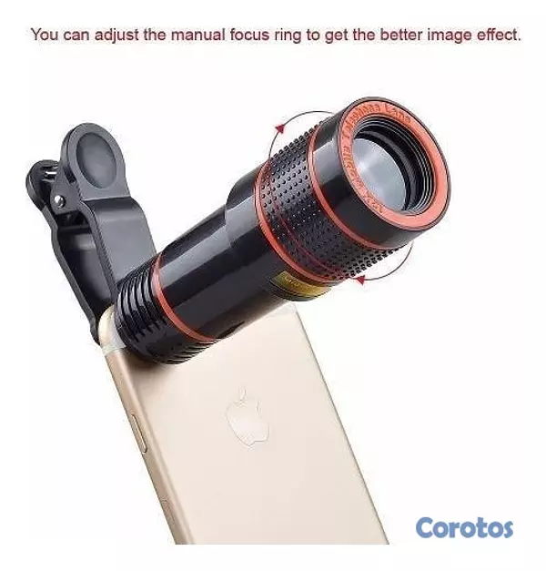 accesorios para electronica - Zoom 12x Lente Teleobjetivo Apexel 4 En 1 iPhone Htc Huawei 4