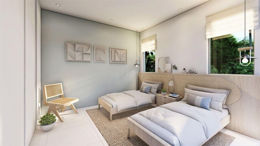 apartamentos - Proyecto en venta Punta Cana #23-99 dos dormitorios, vista al mar y campo de gol 4