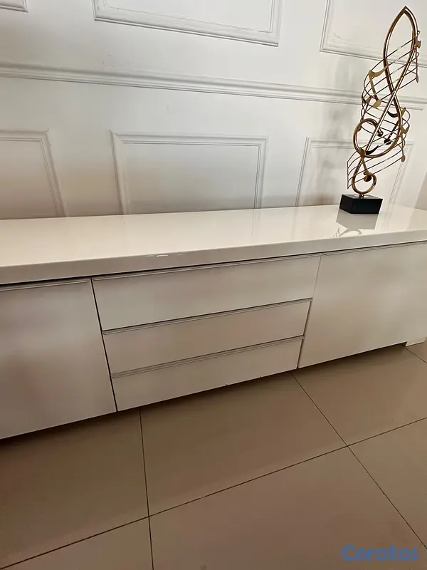 muebles y colchones - Mueble para TV con gavetas  3
