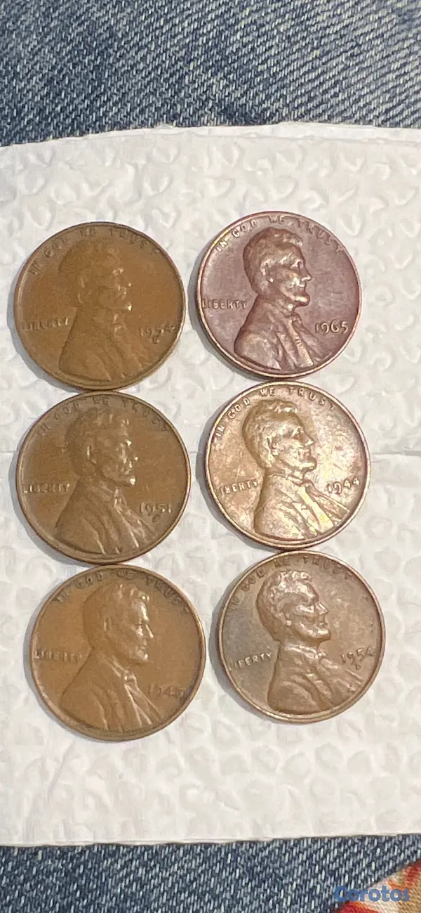 hobby y coleccion - centavos americanos pene de colección 1944 2