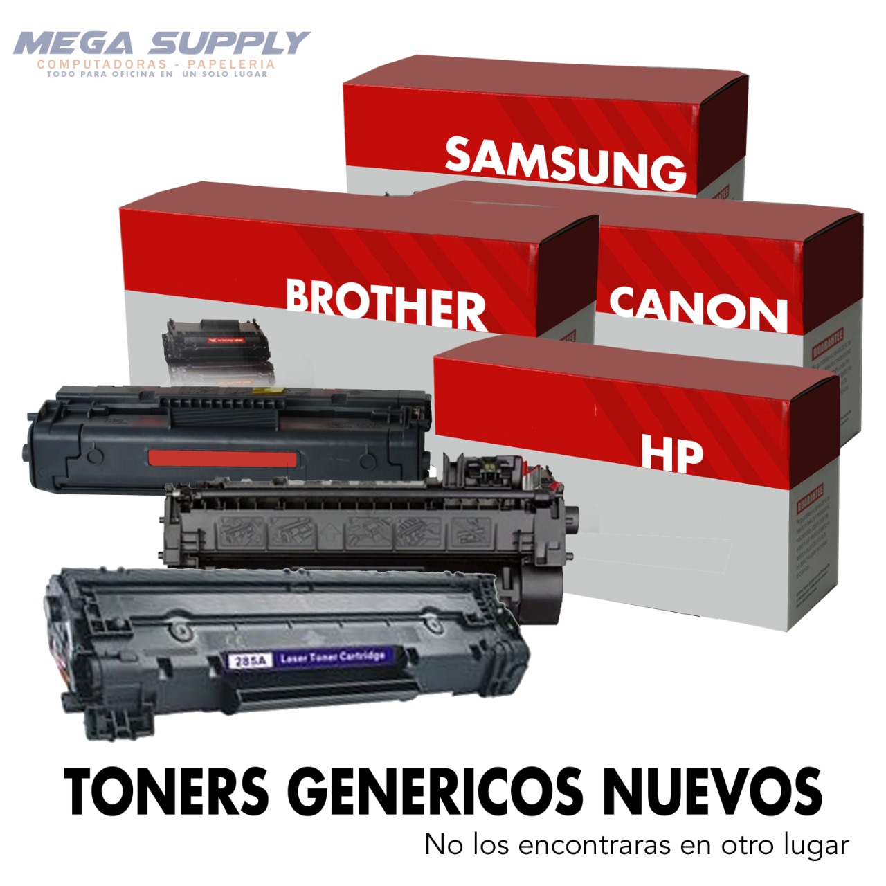 computadoras y laptops - Tenemos Todos los Toners NUEVOS, No Importa el Modelo,Tanto Negro,como de colore
