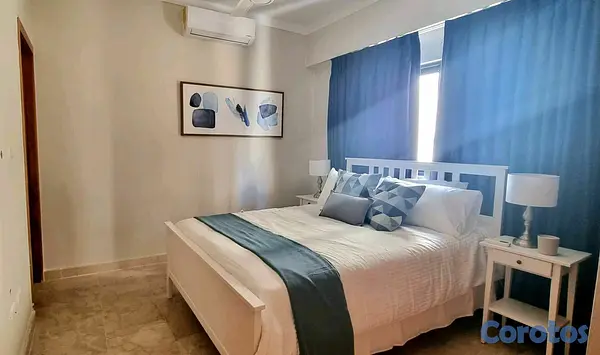 apartamentos - Rento Apartamento Amueblado en Evaristo Morales  6
