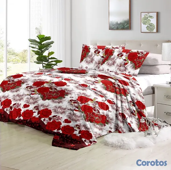 muebles y colchones - juego de frisas suave 3 piezas para cama de 60  17
