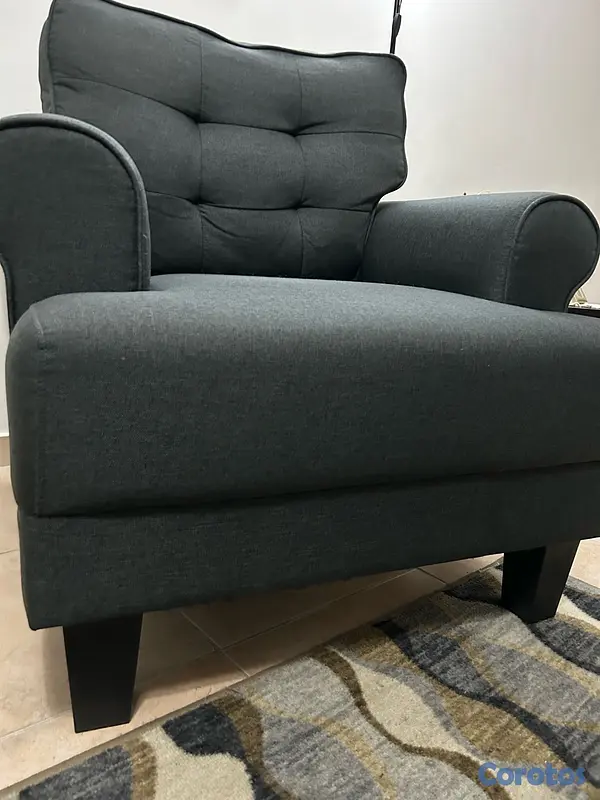 muebles y colchones - sofá individual como nuevo.  3