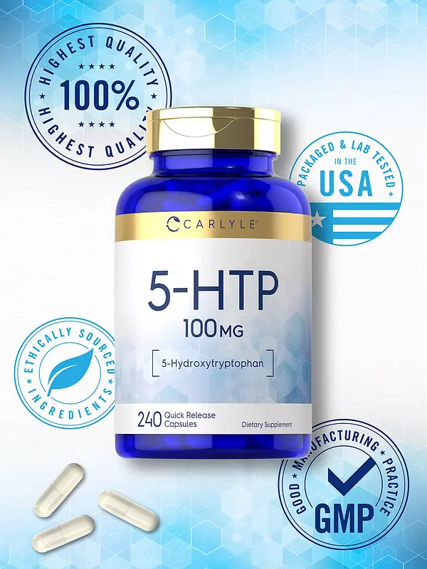 Salud y Equipamiento Médico - Carlyle 5htp | 100mg | 240 Capsulas 5