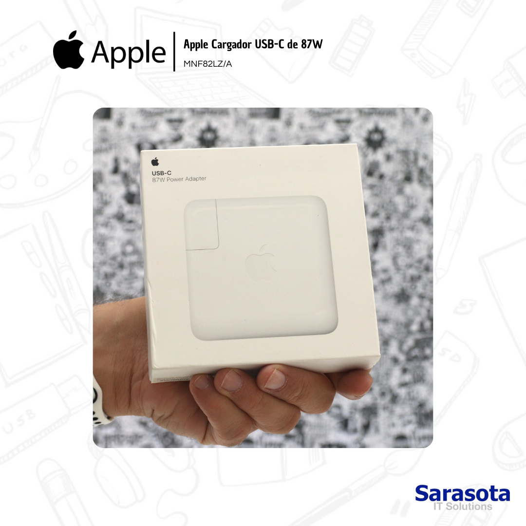 accesorios para electronica - Adaptador de corriente USB-C de 87W de Apple 1