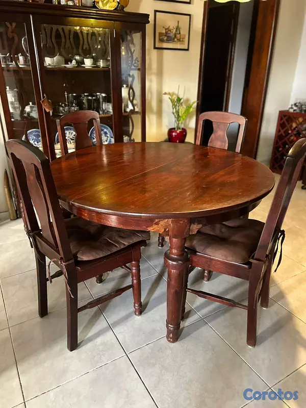 muebles y colchones - COMEDOR EN CAOBA MACIZA – CLÁSICO Y ELEGANTE 4