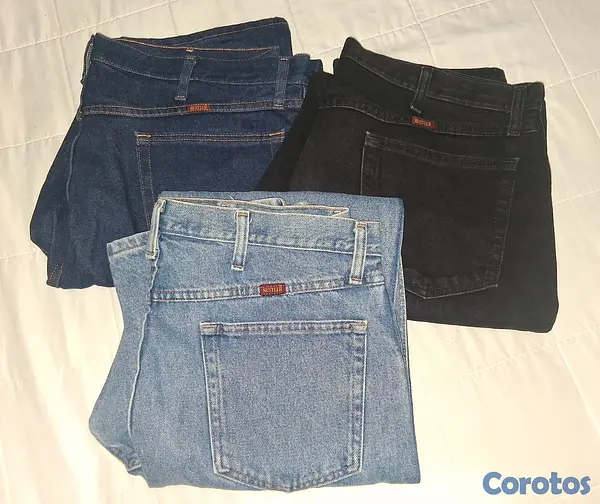 ropa para hombre - Lote de 3 Jeans Rustler Premium para Hombre  3