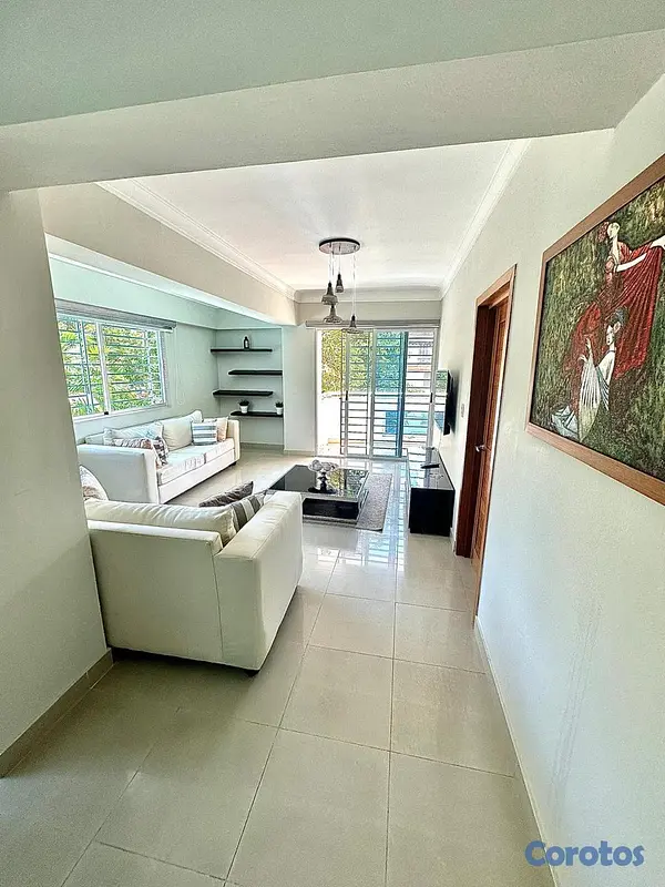 apartamentos - Apartamento en alquiler amueblado, Naco! 3