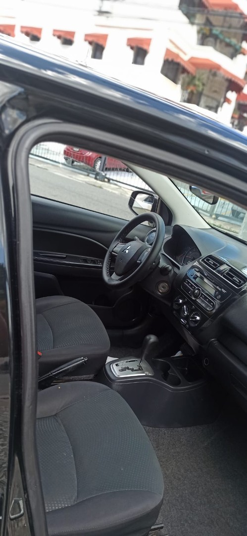 carros - MITSUBISHI MIRAGE 2017 NEGRO 8