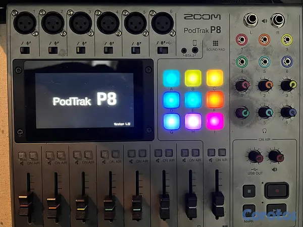 consolas y videojuegos - Consola para podcast y grabaciones ZoomTrak P8 4