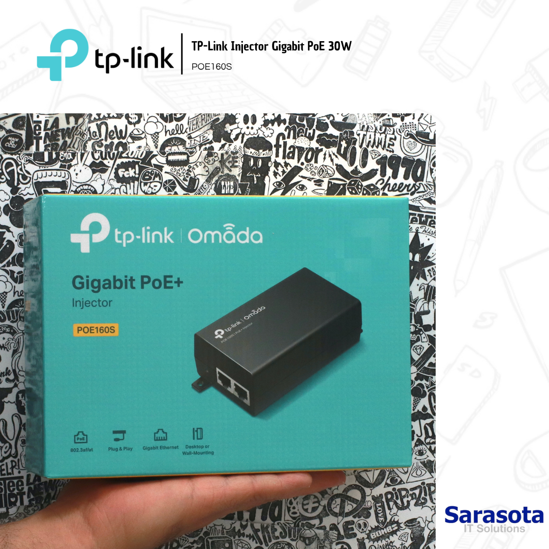 accesorios para electronica - TP-Link Injector Gigabit PoE 30W POE160S 0