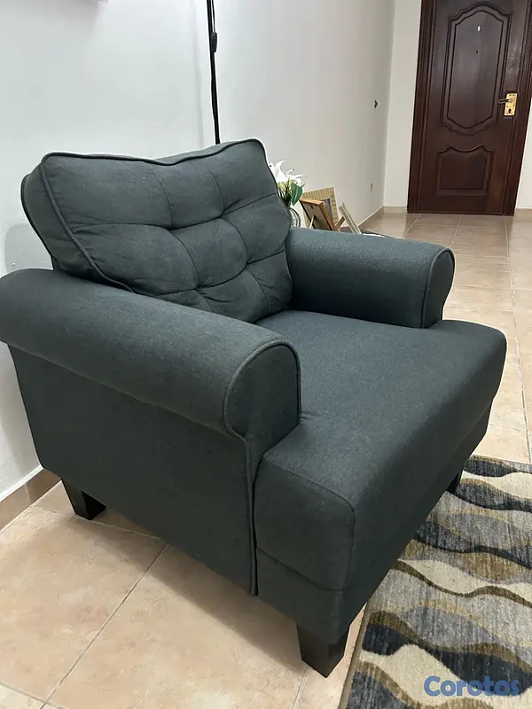 muebles y colchones - sofá individual como nuevo.  4