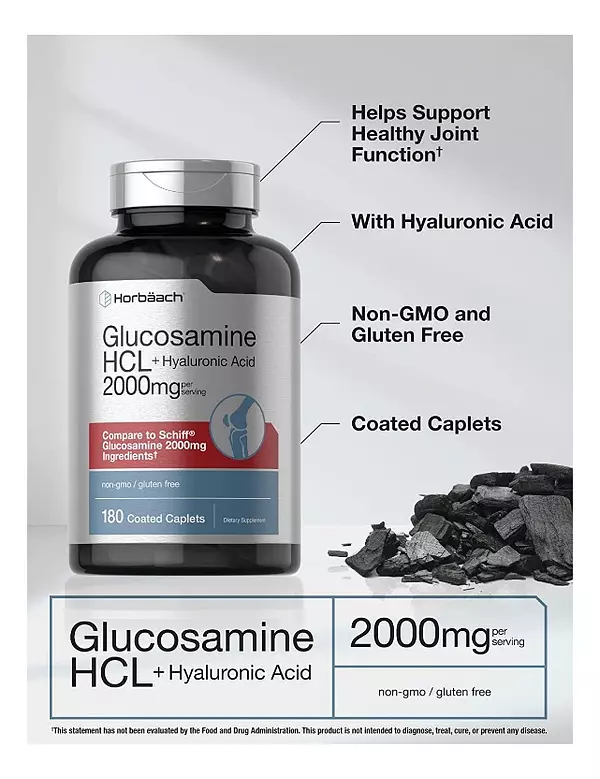 Salud y Equipamiento Médico - Glucosamina Hcl | 2000mg | 180u 3