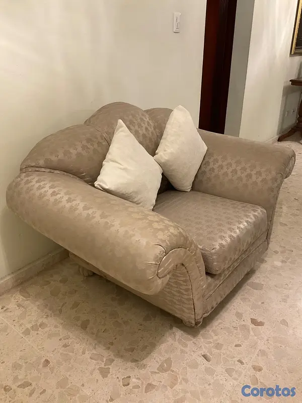muebles y colchones - Sillón en tela jacquard 3