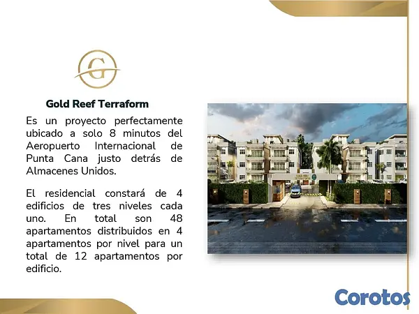apartamentos - PROYECTO GOLD REEF TERRAFORM 2