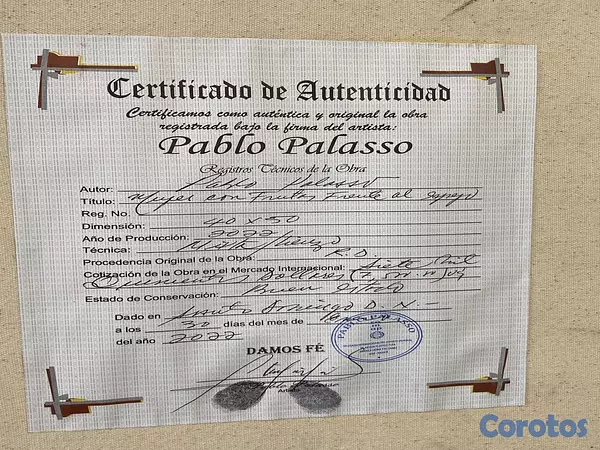 decoración y accesorios - Obra de Arte Pablo Palasso 2022 6