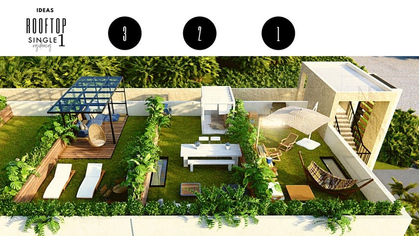apartamentos - Proyecto en venta Punta Cana #24-1903 un dormitorio, balcón, áreas sociales.
 5